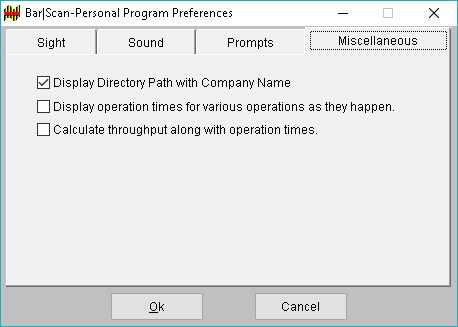 Sample BarScan Personal Preferences Miscellaneout 2017-06-06