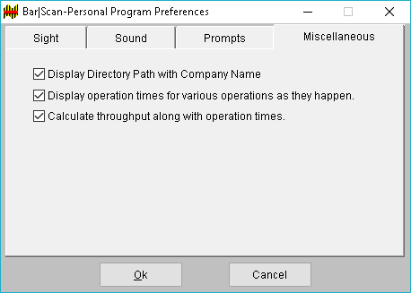 Sample BarScan Personal Preferences Miscellaneout Throughput ON 2017-06-...